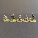Panzergrenadier Waffen SS con armas anticarro