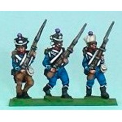 Chasseurs advancing shako
