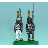 NF02B - Granaderos / Voltigeurs marchando con shako cubierto