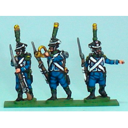 Carabiners with shako skirmishing 