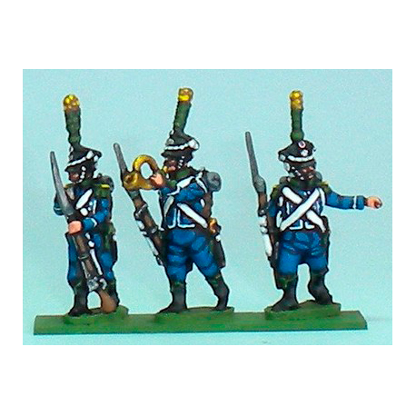 Carabiners with shako skirmishing 