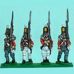 British Flank Company marching