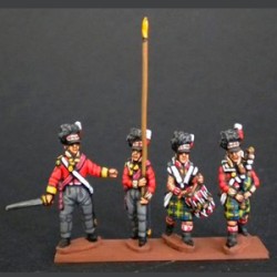Infantería de las Highlands grupo de mando