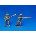 NS11 - Spanish militia with top hat shooting and reloading