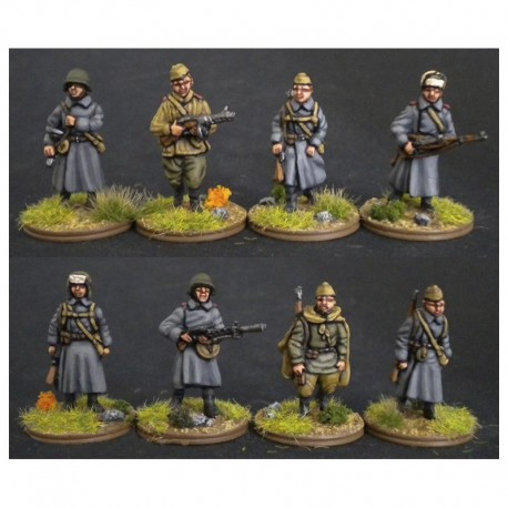KA01 - Soviet squad walking in winter uniform