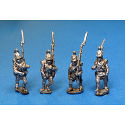 NBD01 - Fusiliers marching with helmet.