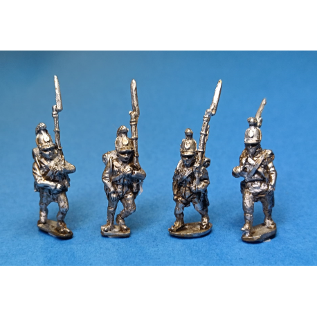 NBD01 - Fusiliers marching with helmet.